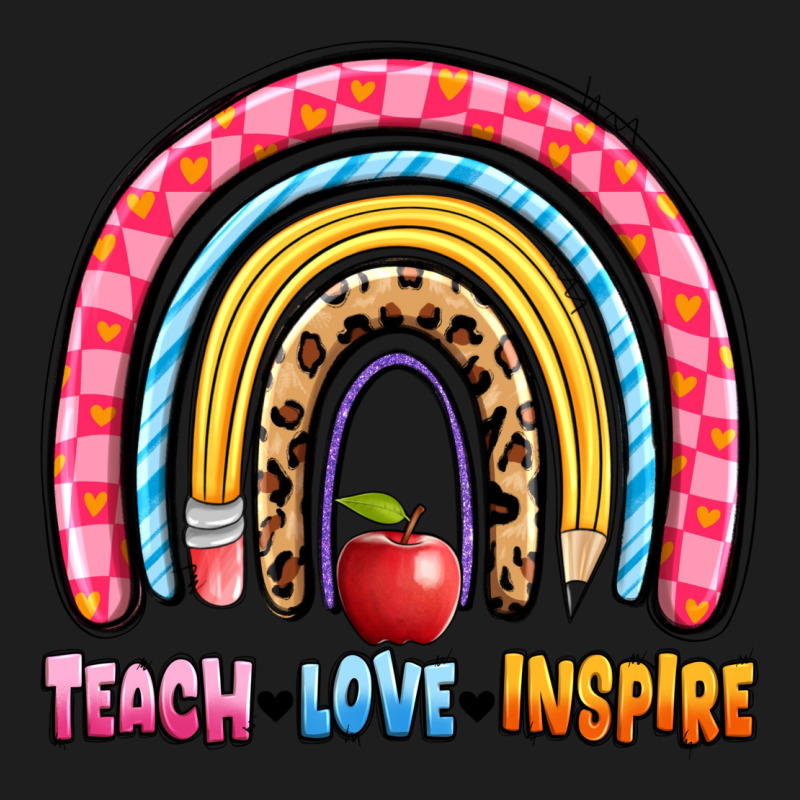 Teach Love Inspire Rainbow Heavyweight Hoodie by Artiststas | Teevron