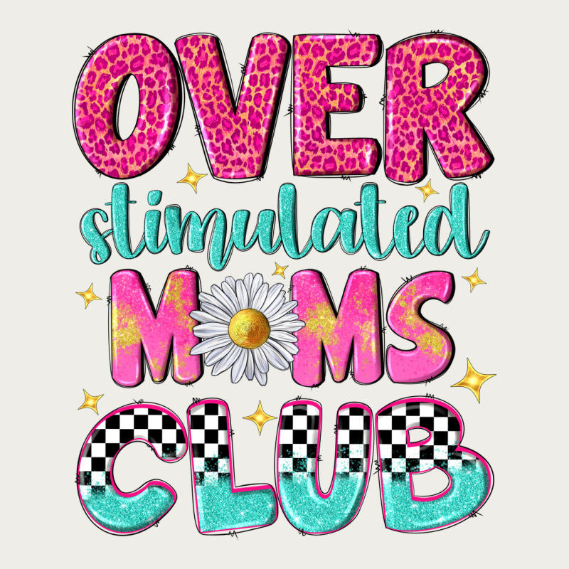 Over Stimulated Moms Club Zipper Hoodie by NancyCooperArtShop | Teevron
