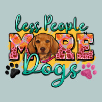 Less People More Dogs Heavy Core Tee | Teevron