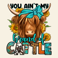 You Ain't My Brand Of Cattle Longhaired Cow Vintage Tee | Teevron