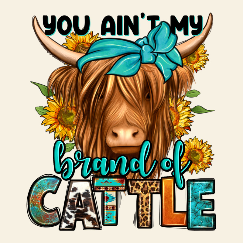 You Ain't My Brand Of Cattle Longhaired Cow Vintage Tee by Jasminsmagicworld | Teevron
