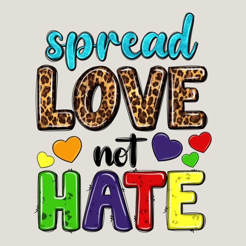 Spread Love Not Hate Heavy Core Tee by texasbilliewilder | Teevron