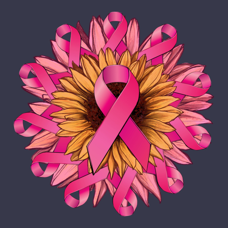 Cancer Ribbon Sunflower Long Sleeve Tee by NancyCooperArtShop | Teevron