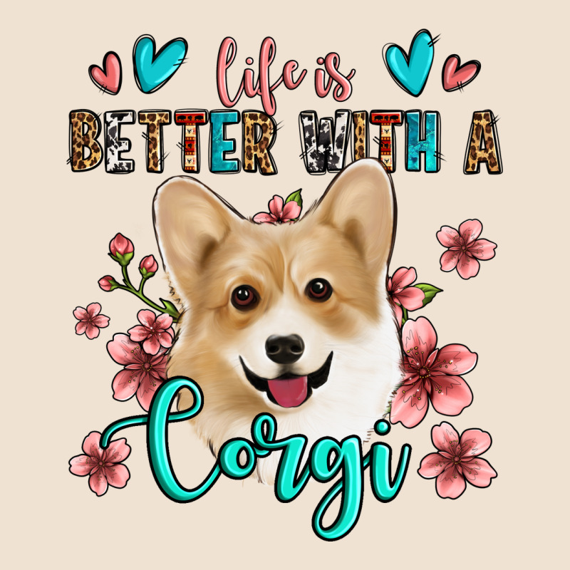 Life Is Better With A Corgi Urban Heavy Tee by Jasminsmagicworld | Teevron