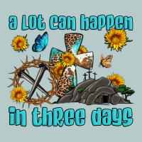 Easter A Lot Can Happen In Three Days Western Sunflowers Heavy Core Tee | Teevron