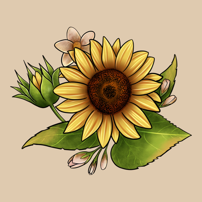 Sunflower Heavyweight Sweatshirt by JahusDesignShop | Teevron
