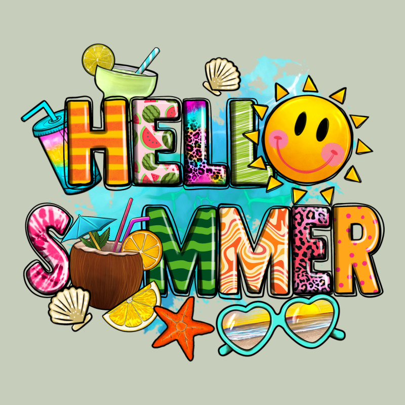 Hello Summer Long Sleeve Tee by JahusDesignShop | Teevron