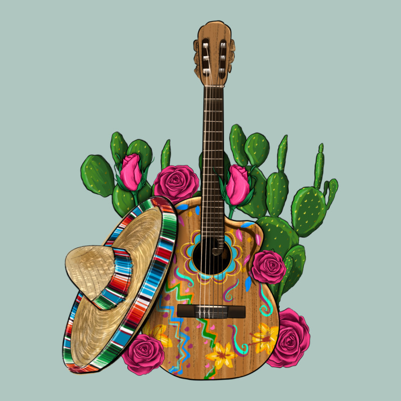 ,mexican Sombrero Guitar Rose Cactus Premium Sweatshirt by Artiststas | Teevron