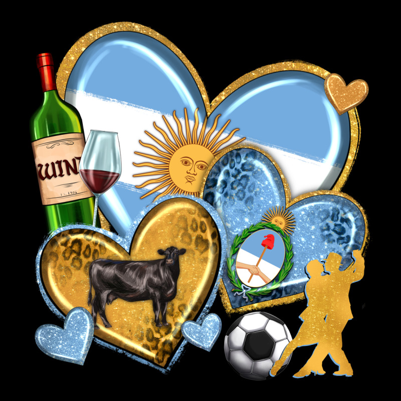 Argentina  Hearts Ladies Tee by texasbilliewilder | Teevron