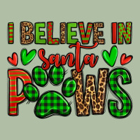 I Believe In Santa Paws Christmas Urban Heavy Tee | Teevron