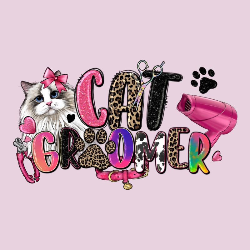 Cat Groomer Ladies Tee by Zillion Design Studio | Teevron