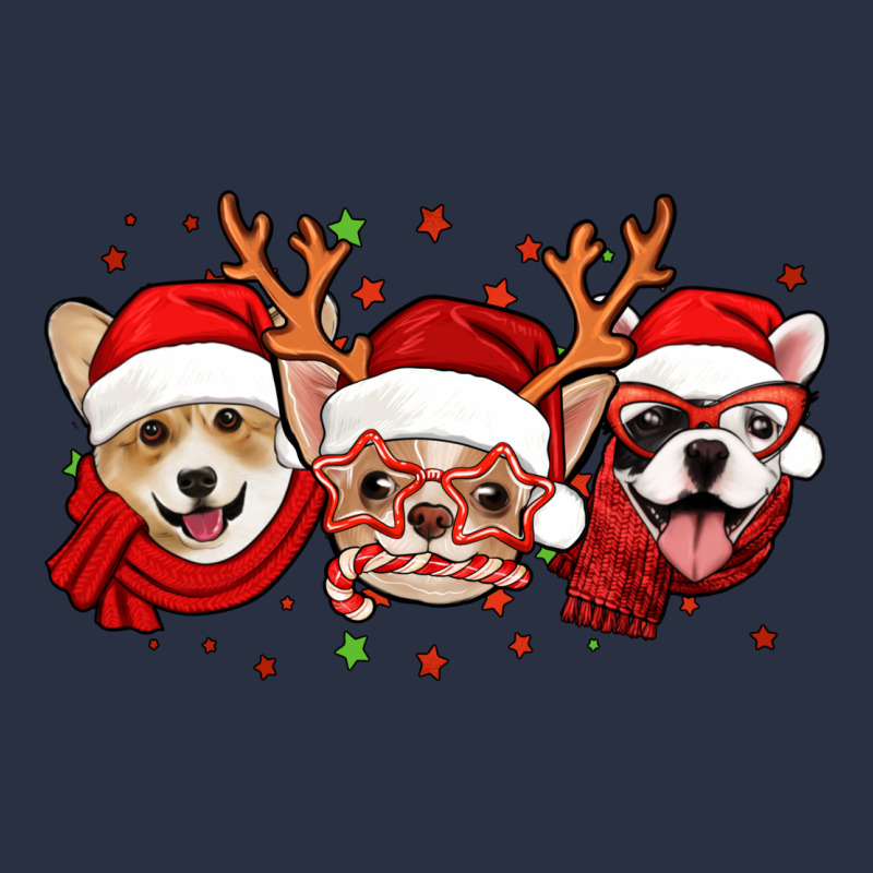 Christmas Dogs Corgi Chihuahua Frenchie Heavyweight Sweatshirt by Jasminsmagicworld | Teevron
