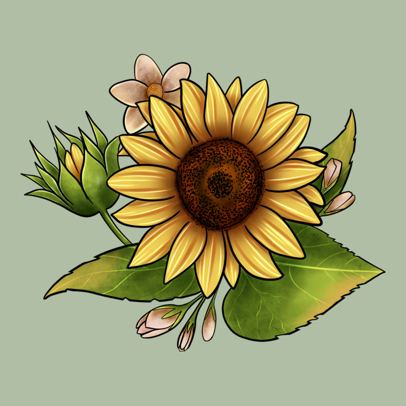 Sunflower Urban Heavy Tee by JahusDesignShop | Teevron