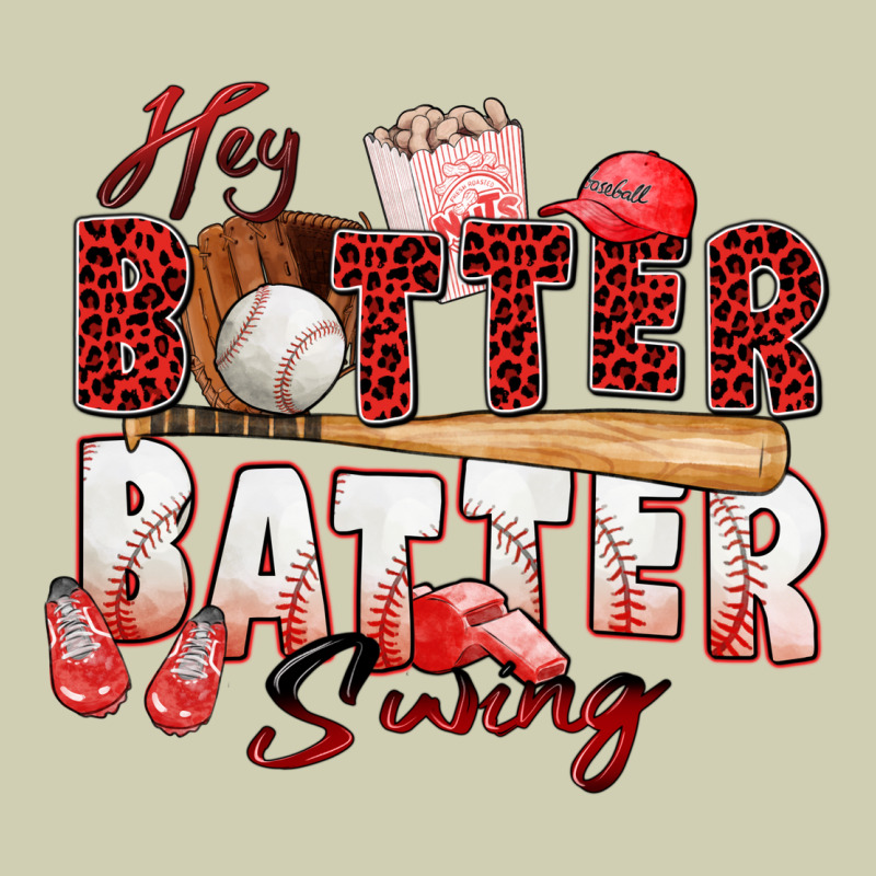 Hey Batter Batter Swing Baseball Heavy Core Tee by Zillion Design Studio | Teevron