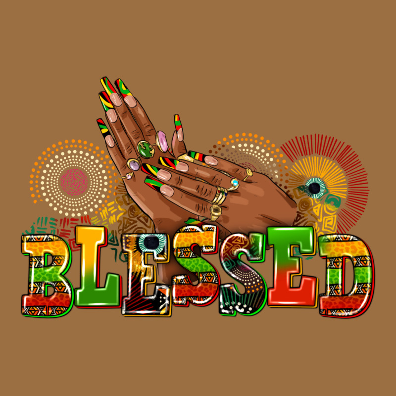 Blessed Afro Woman Hands Vintage Tee by AdoDesignShop | Teevron