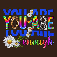 You Are Enough With Daisies Heavy Core Tee | Teevron