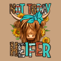 Not Today Heifer Long Haired Cow Vintage Tee | Teevron