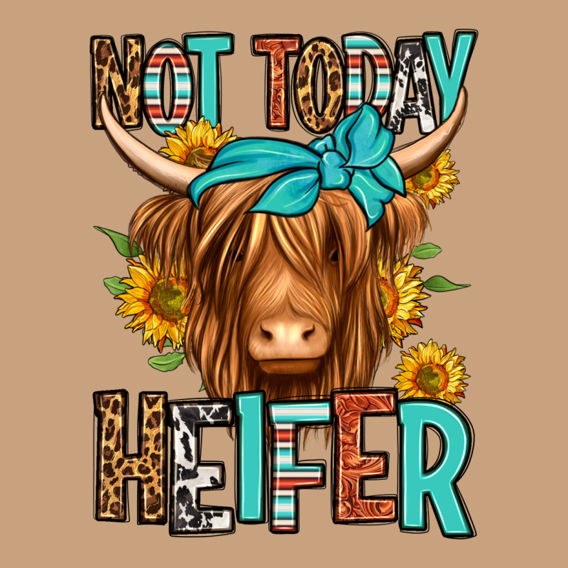 Not Today Heifer Long Haired Cow Vintage Tee by Jasminsmagicworld | Teevron