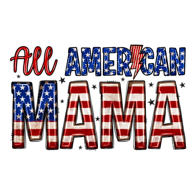 All American Mama Zillion Ladies Tee by Zillion Design Studio | Teevron