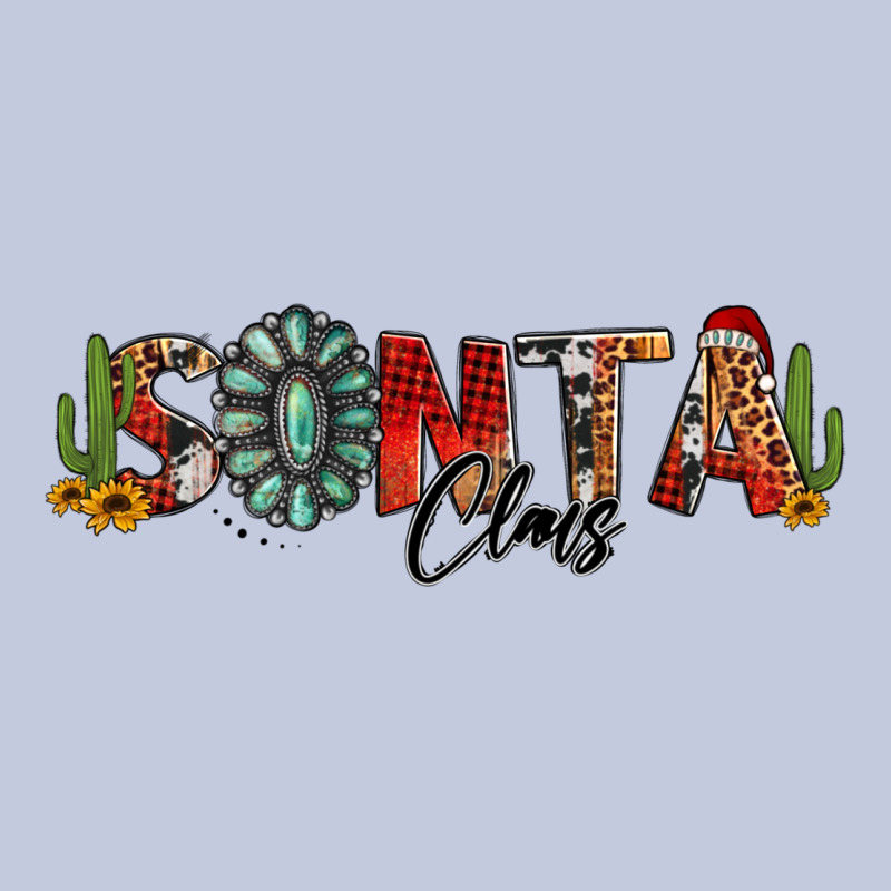 Western Christmas Santa Claus Sunflowers And Cactus Long Sleeve Tee by Jasminsmagicworld | Teevron