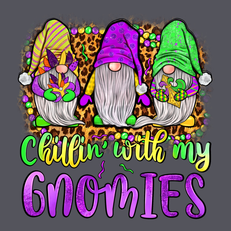 Mardi Gras Chillin' With My Gnomies Vintage Hoodie by JahusDesignShop | Teevron