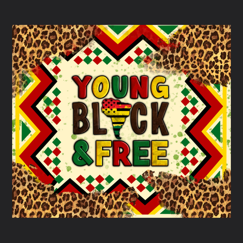 Young Black And Free Vintage Tee by Artiststas | Teevron