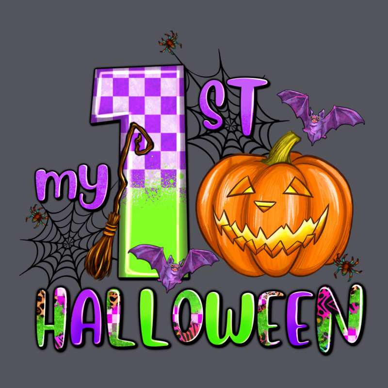 My First Halloween Pumpkin Vintage Hoodie by AdoDesignShop | Teevron