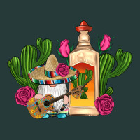 Mexican Tequila Gnomes Guitar Roses Cactus Serape Premium Sweatshirt | Teevron