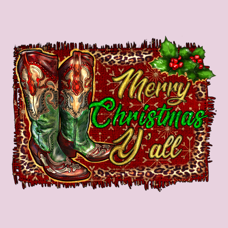 Merry Christmas Y'all Boots Ladies Tee by RanaPortraitStore | Teevron