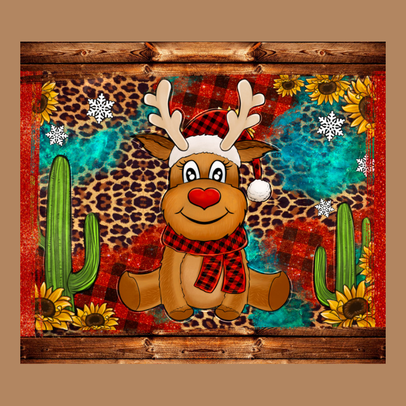 Western Christmas Reindeer Long Sleeve Tee by Jasminsmagicworld | Teevron