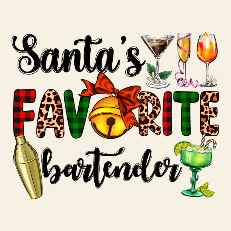 Santa's Favorite Bartender Vintage Tee by AdoDesignShop | Teevron