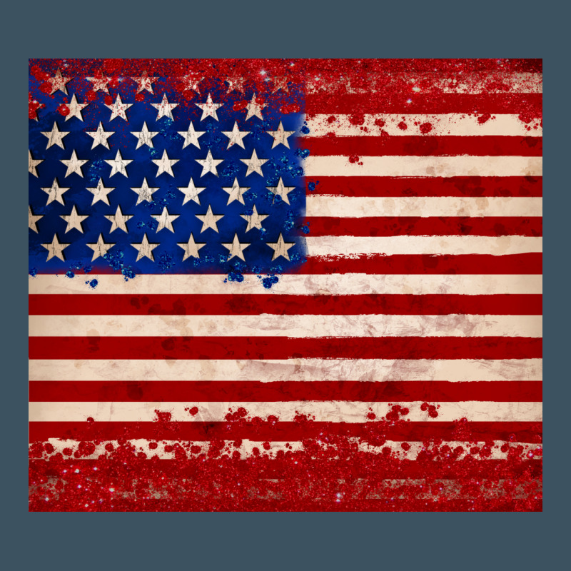 American Flag Tumbler Urban Heavy Tee by JahusDesignShop | Teevron