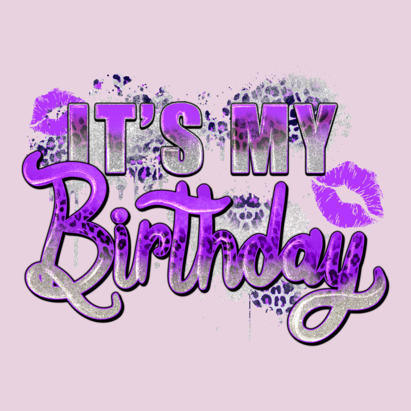Purple Its My Birthday Ladies Tee by Zillion Design Studio | Teevron