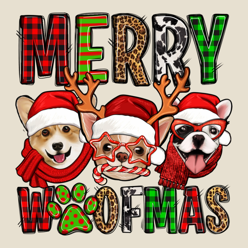 Merry Woofmas Dogs Urban Heavy Tee by Jasminsmagicworld | Teevron