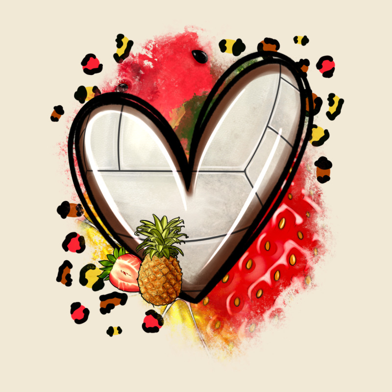 Fruits And Volleyball Heart Premium Tee by Zillion Design Studio | Teevron