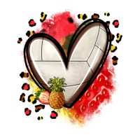 fruits and volleyball heart | Teevron