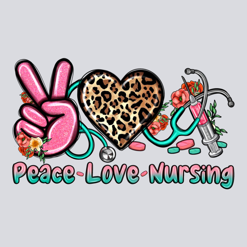 Peace Love Nursing Zipper Hoodie by NancyCooperArtShop | Teevron