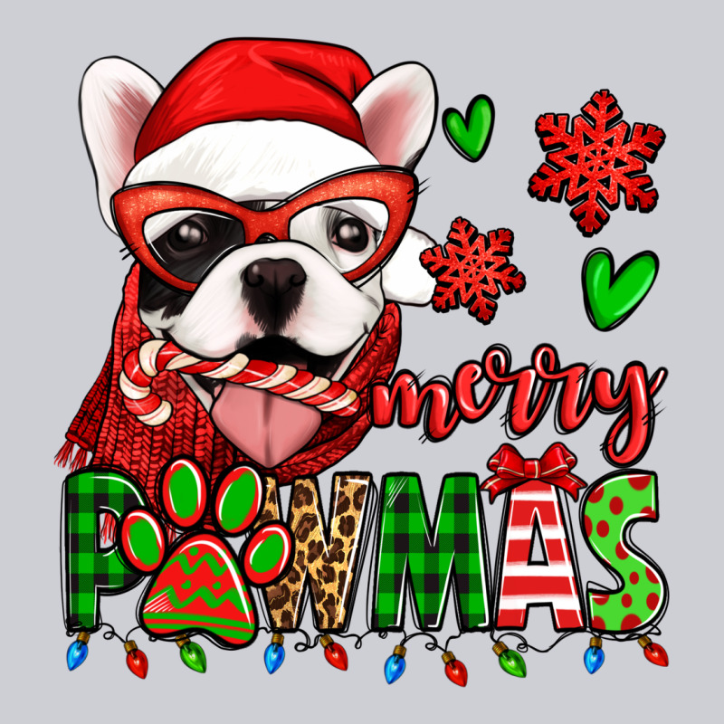 Merry Pawmas Christmas French Bulldog Heavyweight Sweatshirt by Jasminsmagicworld | Teevron