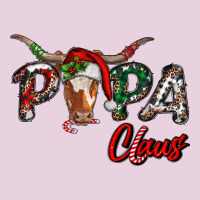 Papa Claus With Long Horn Western Christmas Ladies Tee | Teevron
