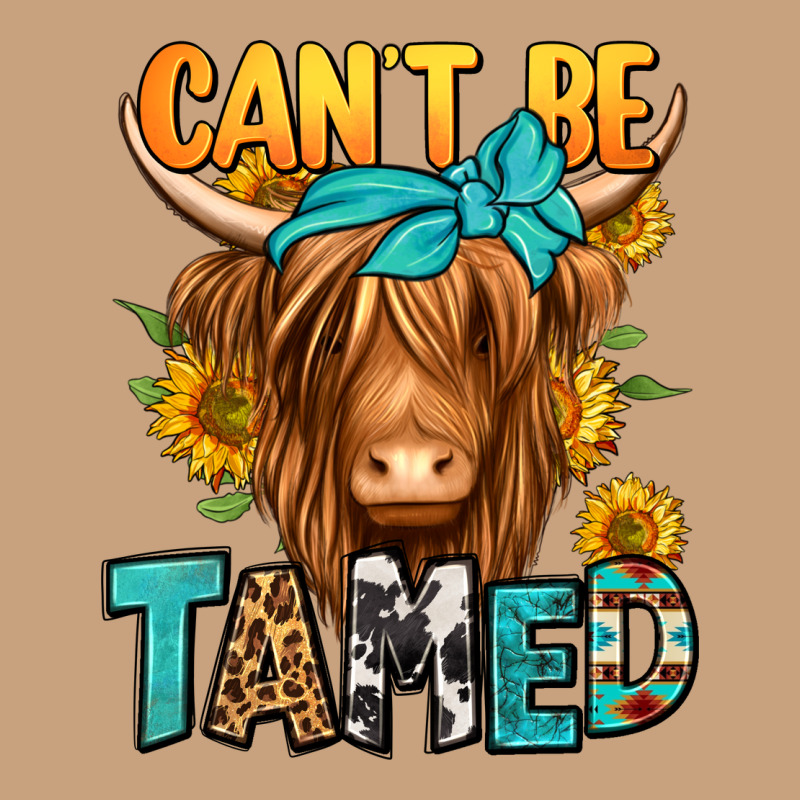 Can't Be Tamed Longhaired Cow Vintage Tee by Jasminsmagicworld | Teevron