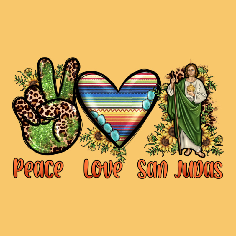 Peace Love San Judas Vintage Hoodie by JahusDesignShop | Teevron