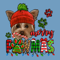 Merry Pawmas Christmas Yorkie Urban Heavy Tee | Teevron