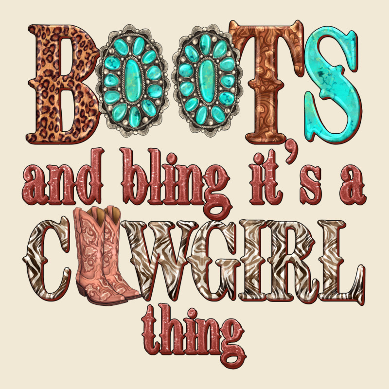 Boots And Bling Its A Cowgirl Thing Premium Tee by texasbilliewilder | Teevron