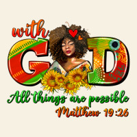 With God All Things Are Possible Juneteenth Vintage Tee | Teevron