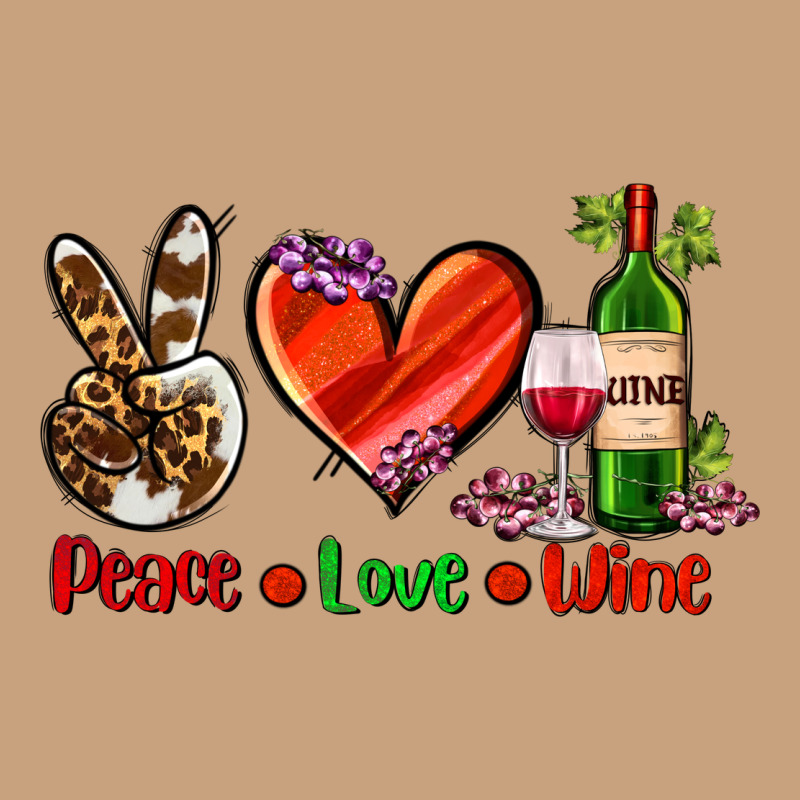 Peace Love Wine Vintage Tee by AdoDesignShop | Teevron
