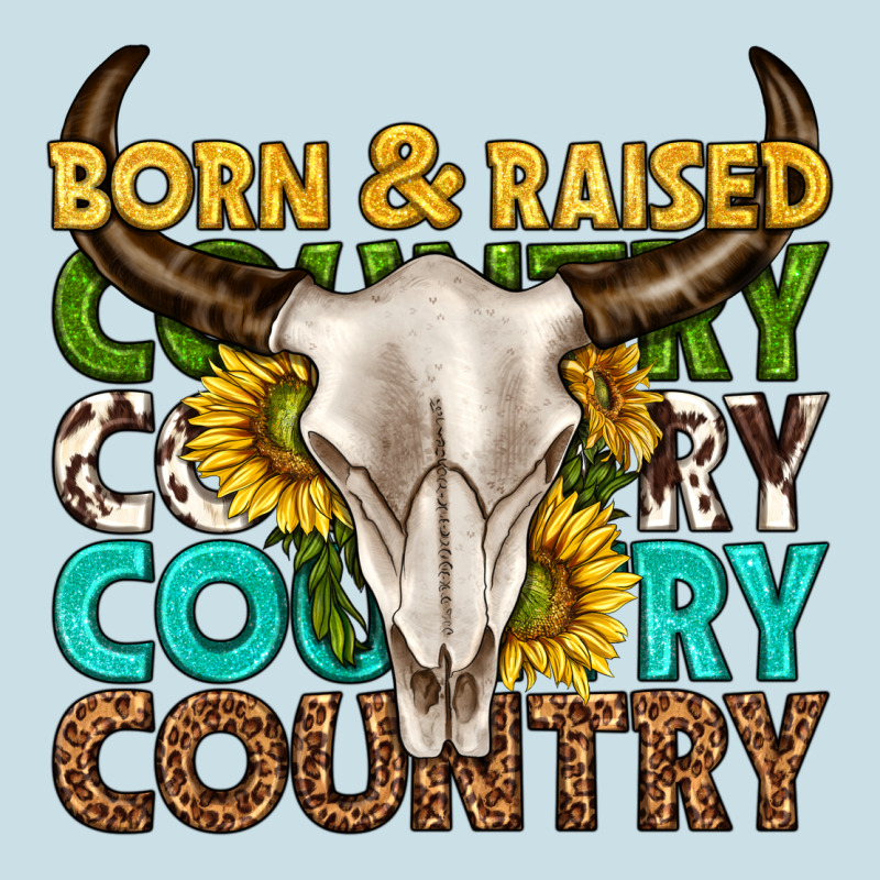 Born And Raised Country Western Ladies Tee by texasbilliewilder | Teevron