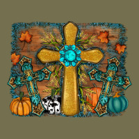 Fall Gemstone Cross Vintage Hoodie | Teevron