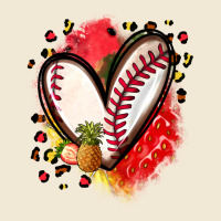 Fruits And Baseball Heart Premium Tee | Teevron