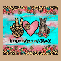 Peace Love Pitbull Vintage Hoodie | Teevron