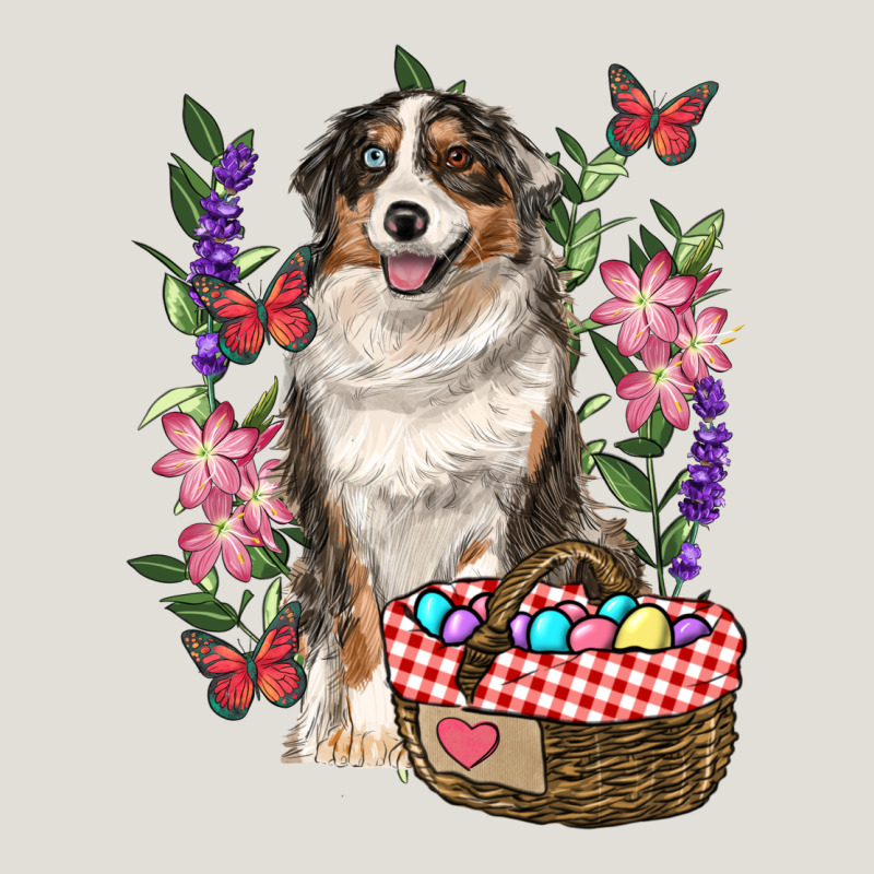 Easter Aussie Australian Shepherd Heavy Core Tee by RanaPortraitStore | Teevron
